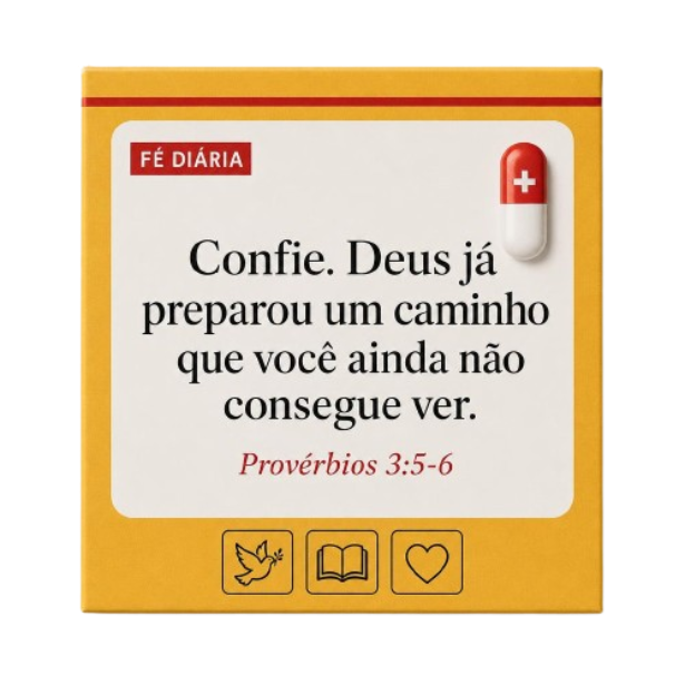 Cartão com versículo Provérbios 3:5-6